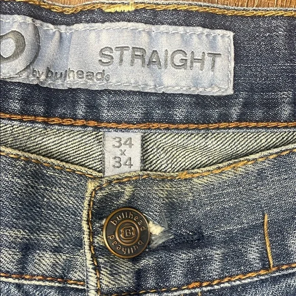 Bullhead Men's Straight Blue Jeans - Picture 2 of 4